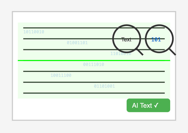 Claude's depiction of SynthID detecting AI-generated text